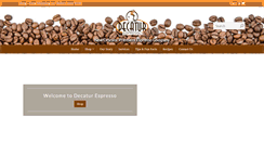 Desktop Screenshot of decaturespresso.com